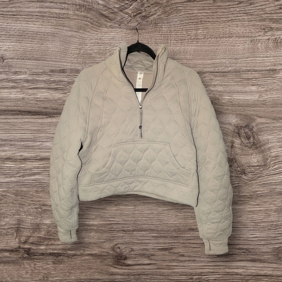 Lululemon Scuba Oversized Quilted Half Zip - Picture 3 of 5